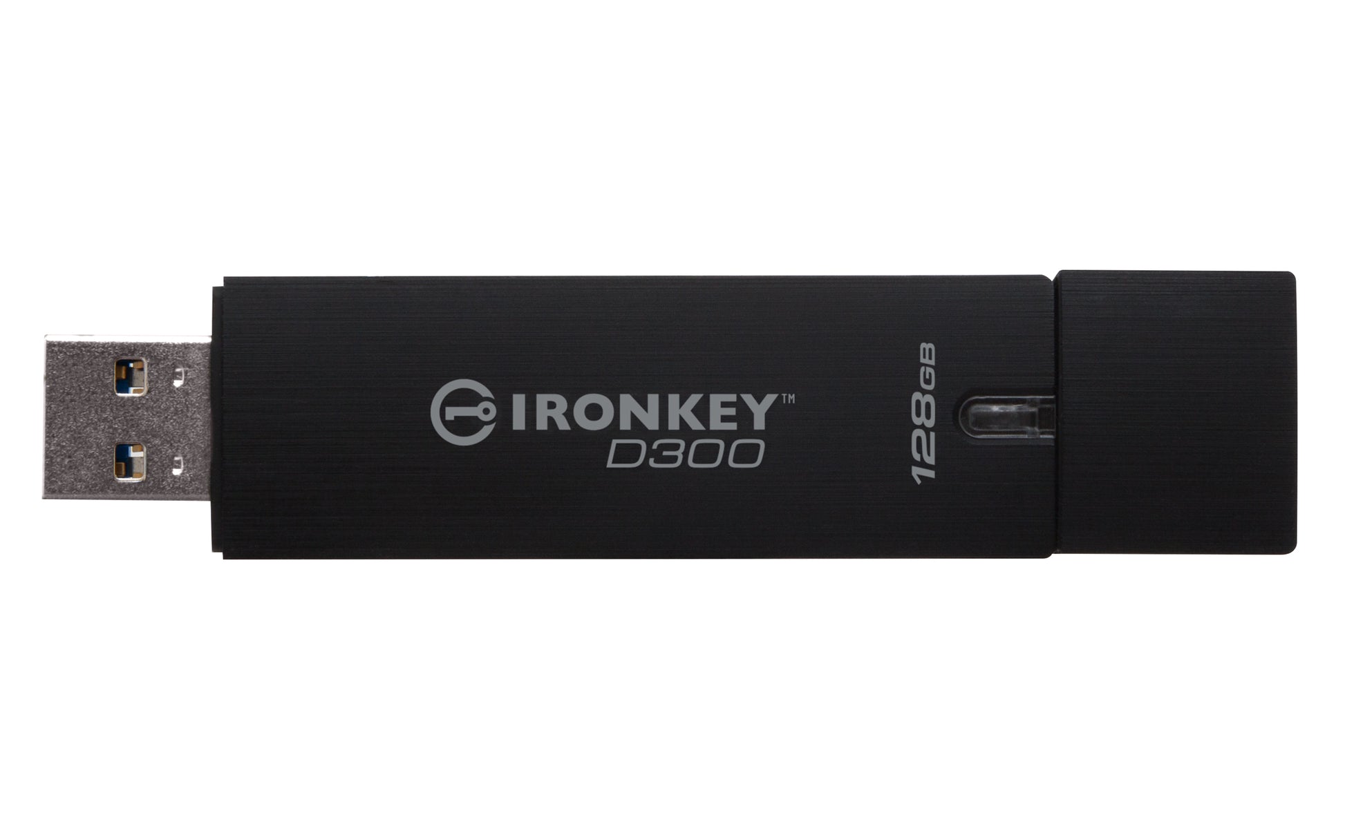 Kingston Technology Kingston IronKey D300 Basic USB-Stick – 128 GB, USB 3.0, Verschlüsselt / FIPS 140-2 L3