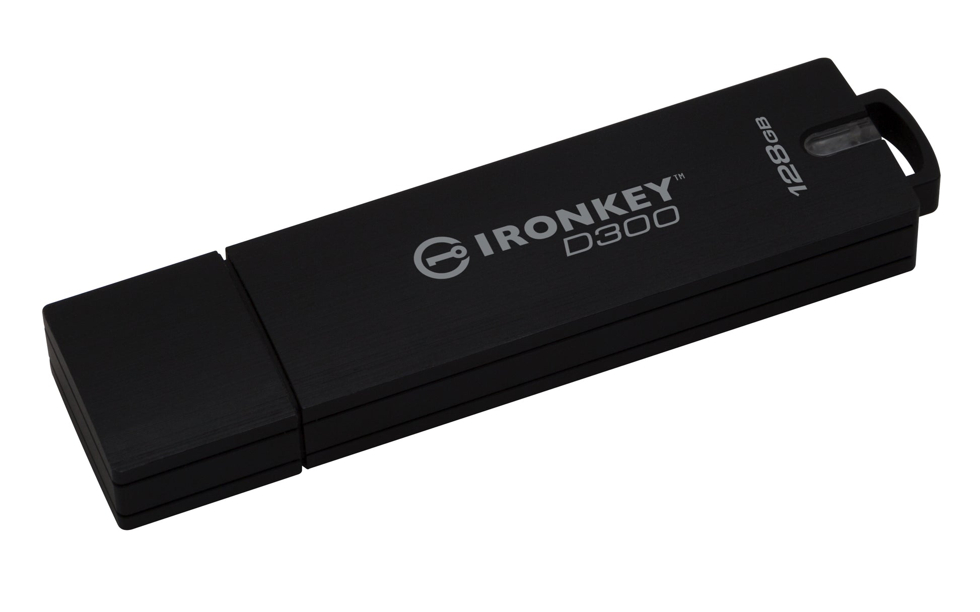 Kingston Technology Kingston IronKey D300 Basic USB-Stick – 128 GB, USB 3.0, Verschlüsselt / FIPS 140-2 L3