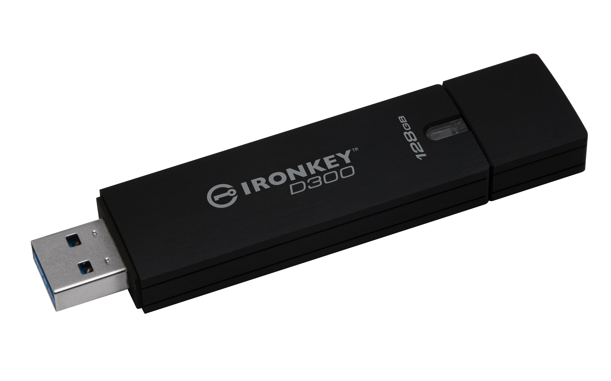 Kingston Technology Kingston IronKey D300 Basic USB-Stick – 128 GB, USB 3.0, Verschlüsselt / FIPS 140-2 L3