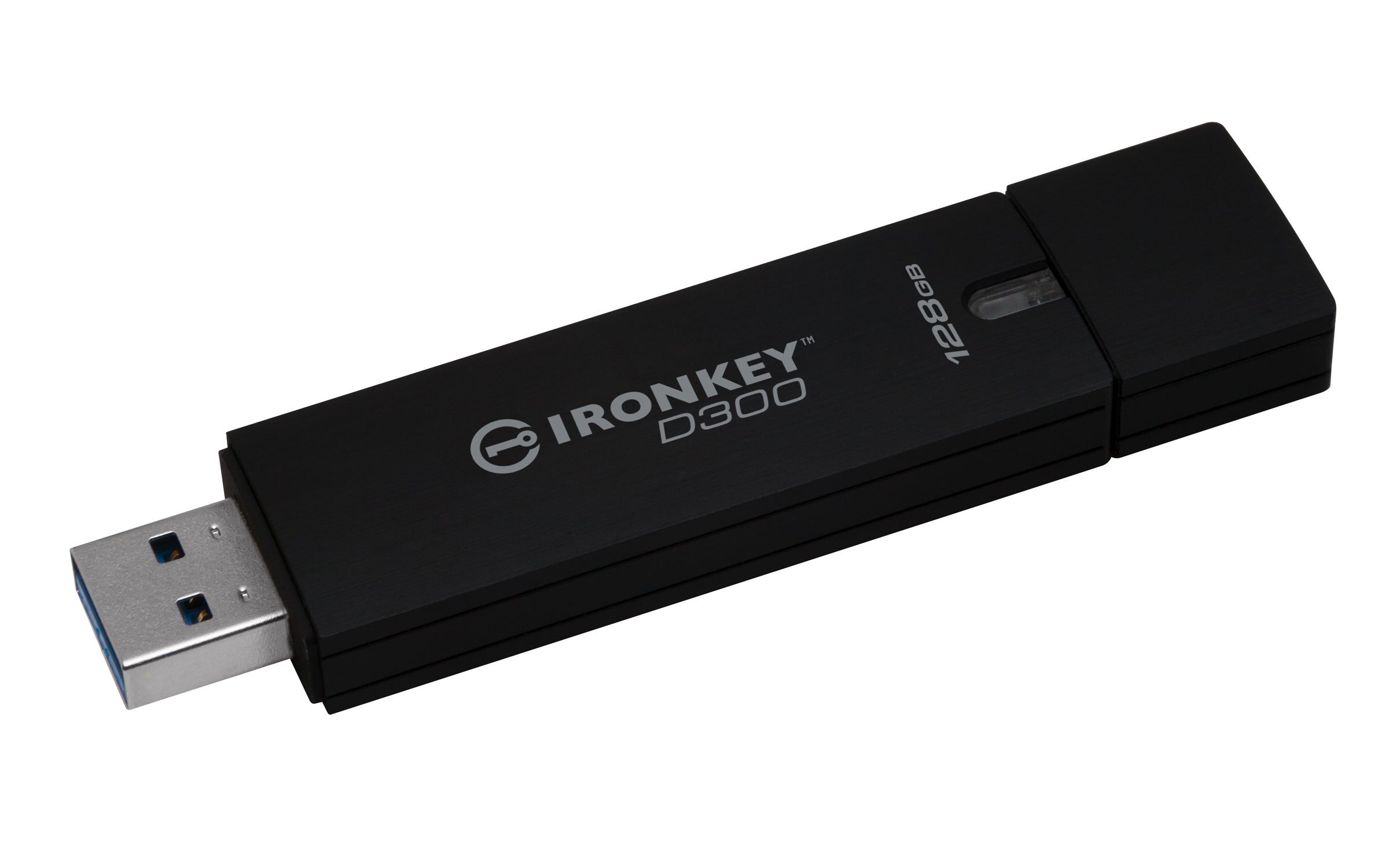 Kingston Technology Kingston IronKey D300 Basic USB-Stick – 128 GB, USB 3.0, Verschlüsselt / FIPS 140-2 L3
