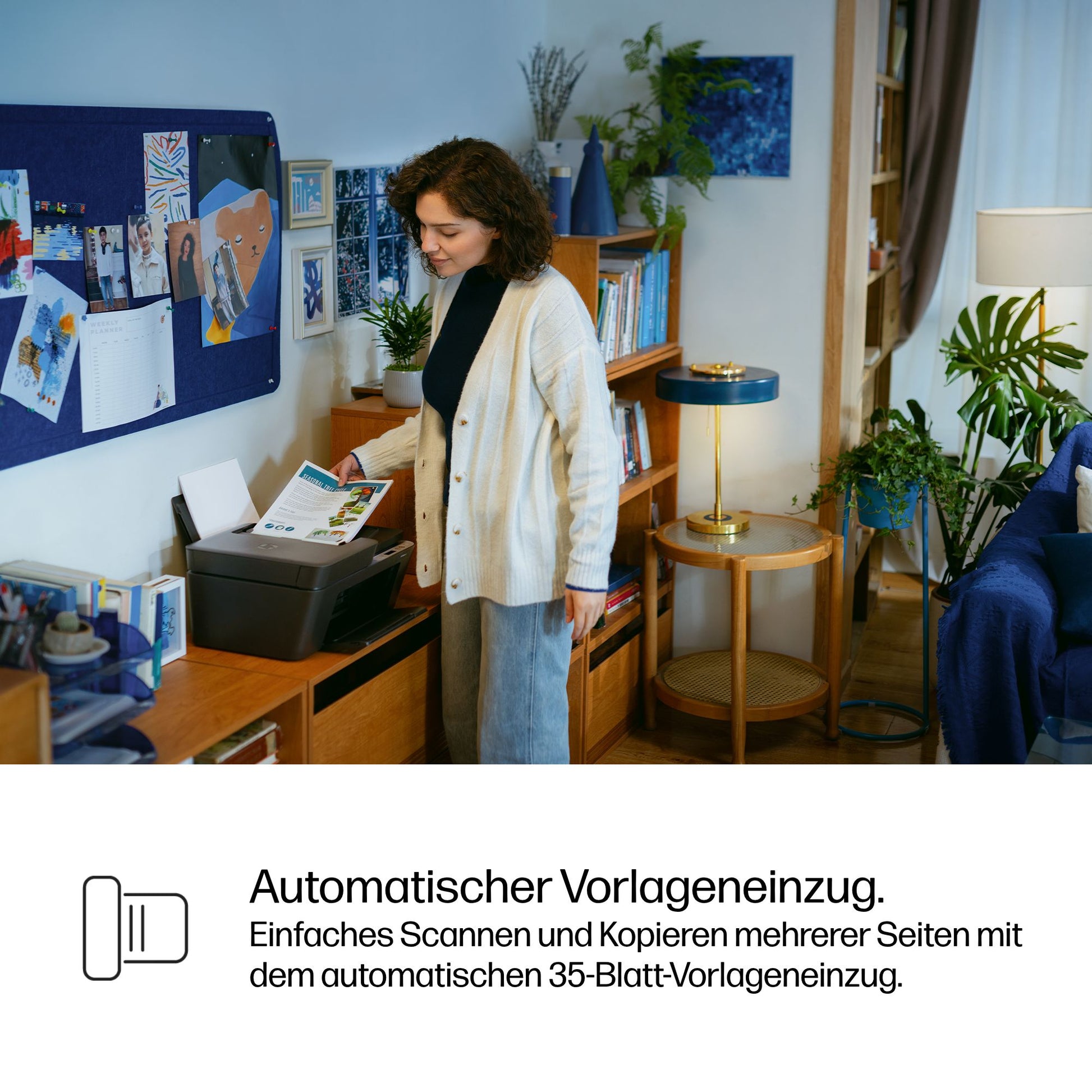 HP DeskJet 4330 – Farbtintenstrahl-Multifunktionsdrucker, A4, 3-in-1, Duplex, ADF, WLAN, AirPrint, Mopria