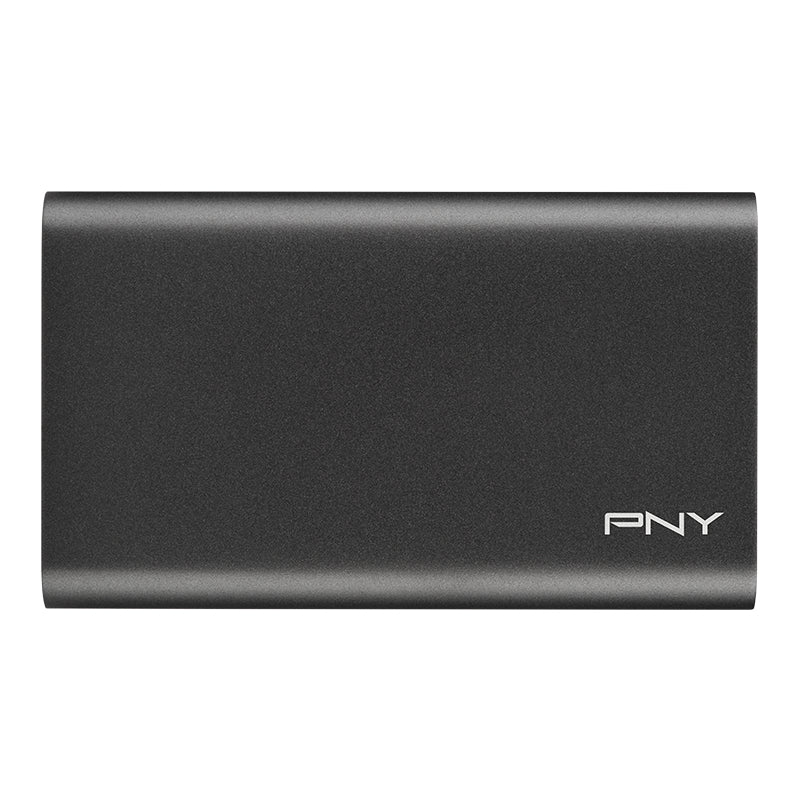 PNY Elite PSD1CS105 – 480 GB Portable SSD, USB 3.2 Gen 1, 430/400 MB/s, schwarz