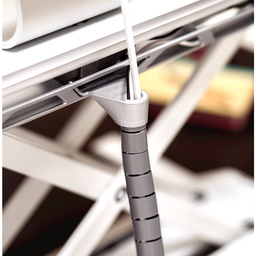 Fellowes Stehtisch – 80,6 × 20,7 × 14–43,2 cm – weiss – höhenverstellbar