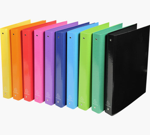 Exacompta Iderama Ringbuch – 4-D-Ringe Ø 30 mm – für A4 – Rückenbreite 4 cm – mehrfarbig – 10 Stk.