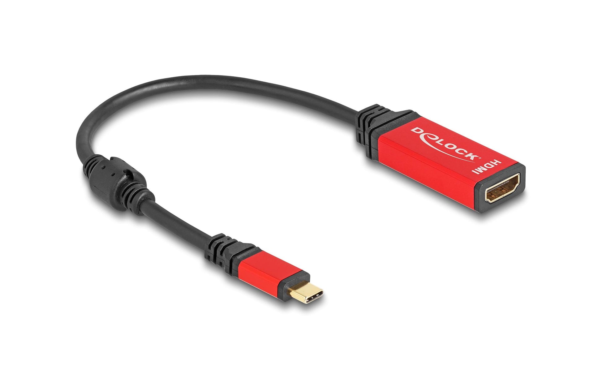 DeLOCK USB-C zu HDMI Adapter – 8K (7680 × 4320) @ 60 Hz, DisplayPort 1.4 (DP Alt Mode), 0,2 m, HDR10