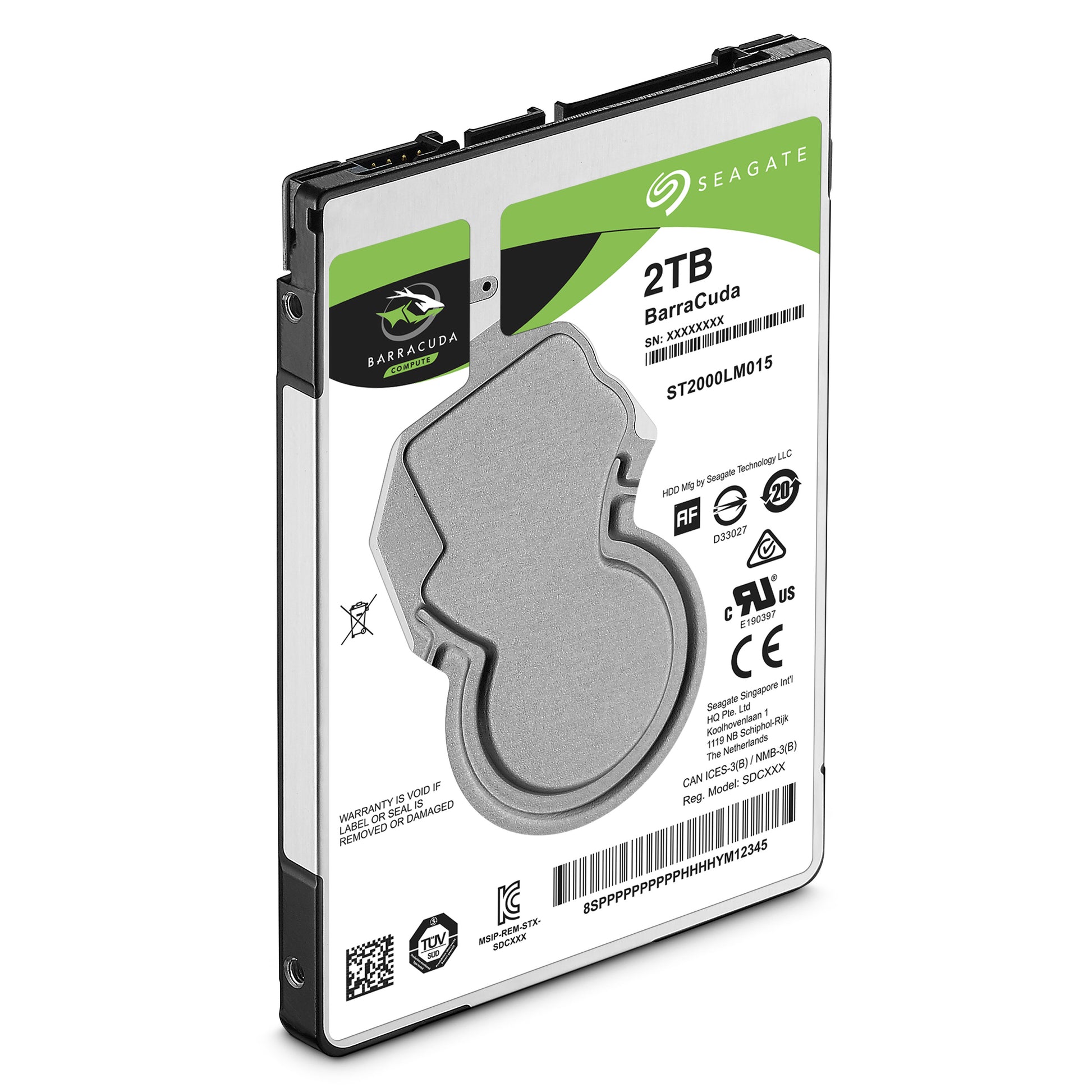 Seagate Barracuda 2,5" 7 mm – 2 TB, SATA III