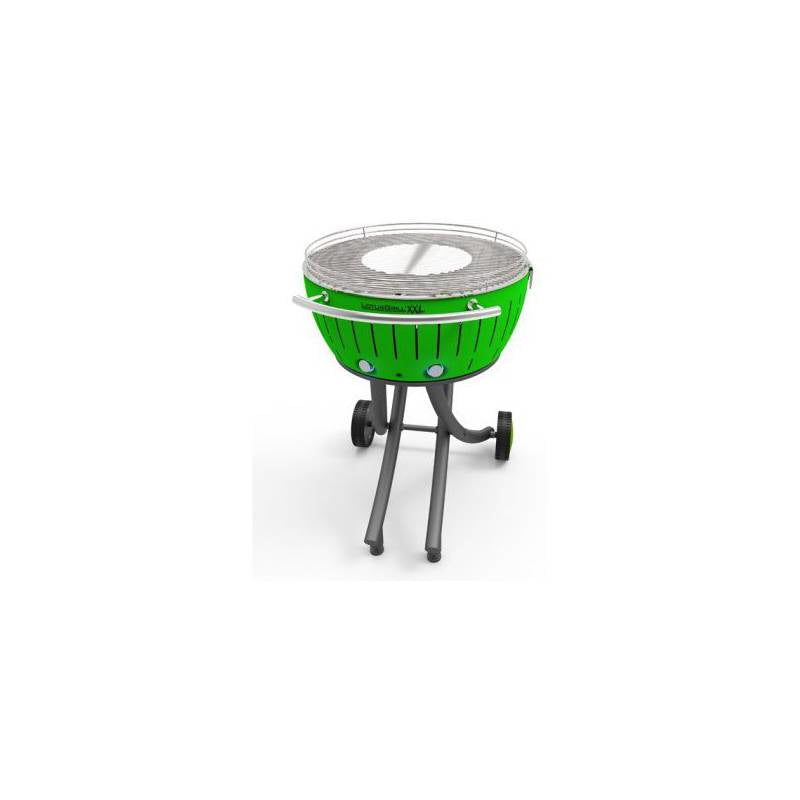 LotusGrill Gartengrill XXL – Grillfläche Ø 57,6 cm, Holzkohle – Limettengrün