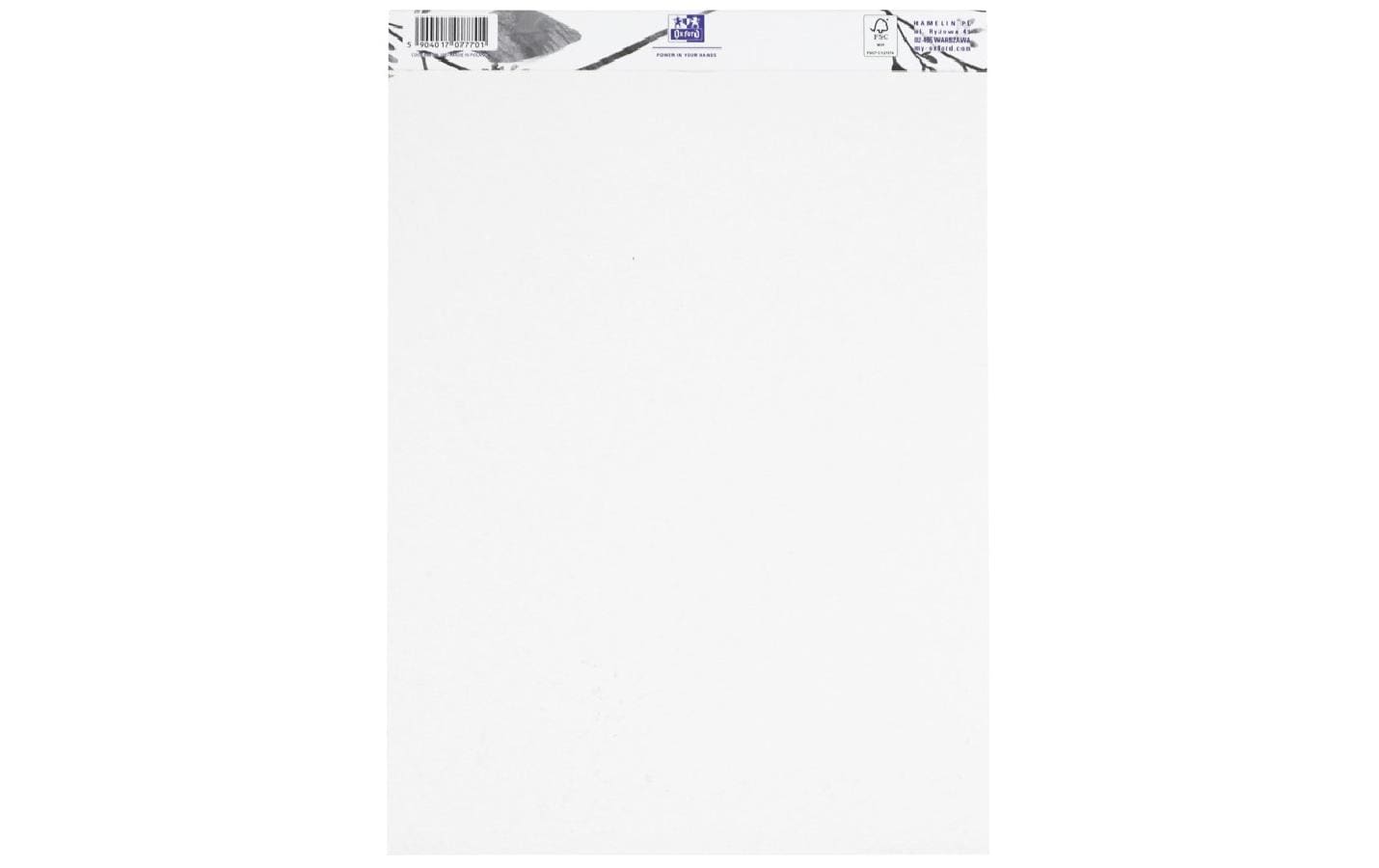 Oxford Malblock – A4, 160 g/m², weiss, 40 Blatt