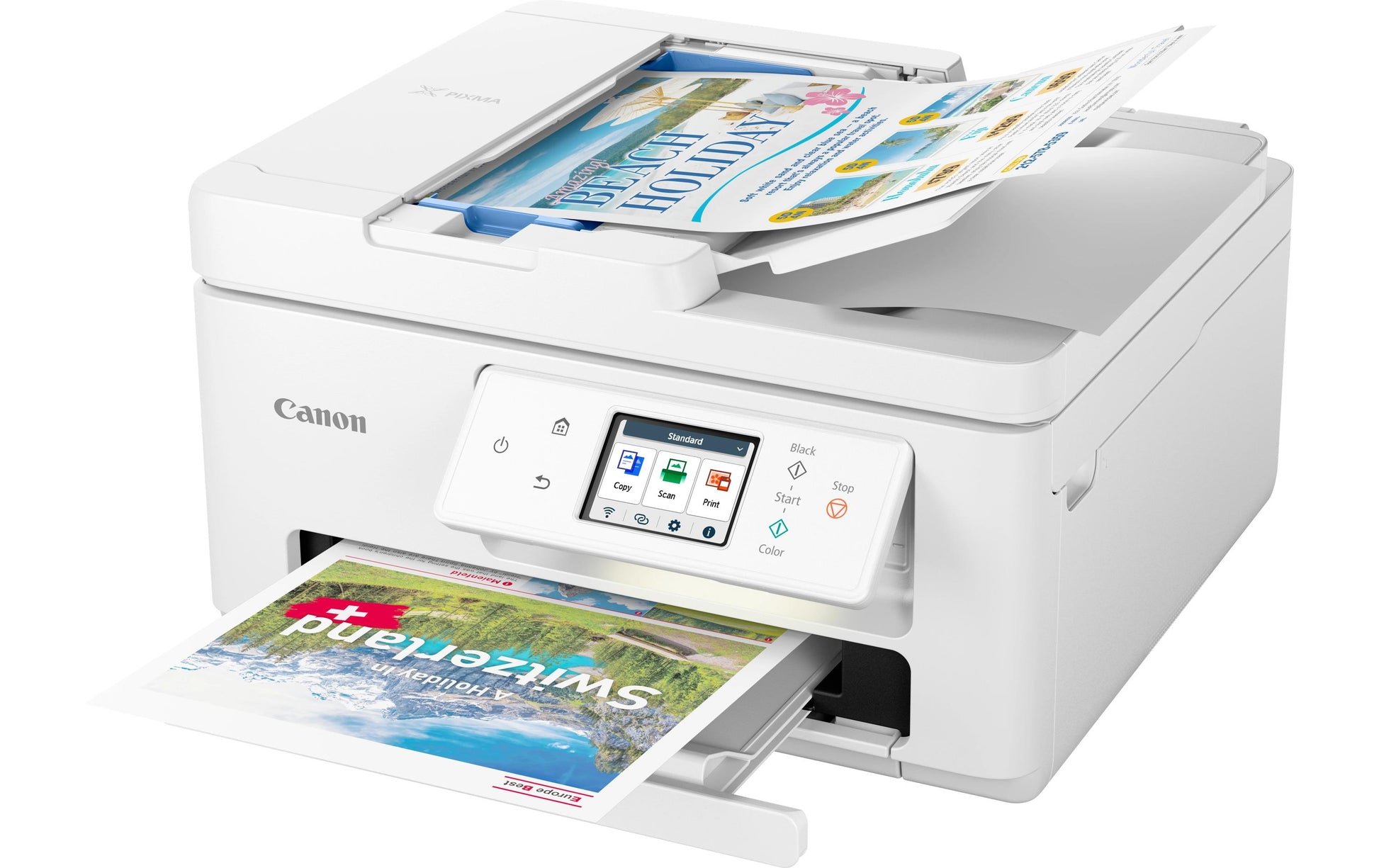 Canon PIXMA TS7750i – Farbiges Tintenstrahl-MFP A4, 3-in-1 – USB/WLAN – Duplex, ADF – 15 S./Min. S/W, 10 S./Min. Farbe