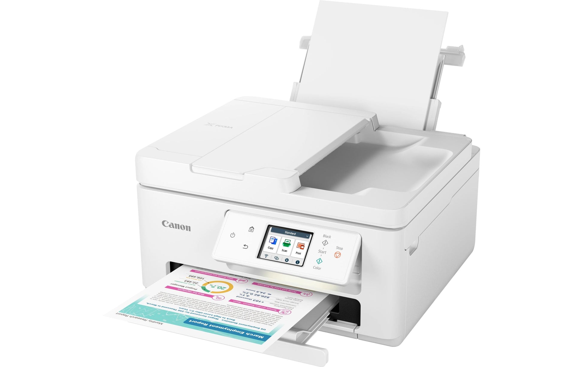 Canon PIXMA TS7750i – Farbiges Tintenstrahl-MFP A4, 3-in-1 – USB/WLAN – Duplex, ADF – 15 S./Min. S/W, 10 S./Min. Farbe