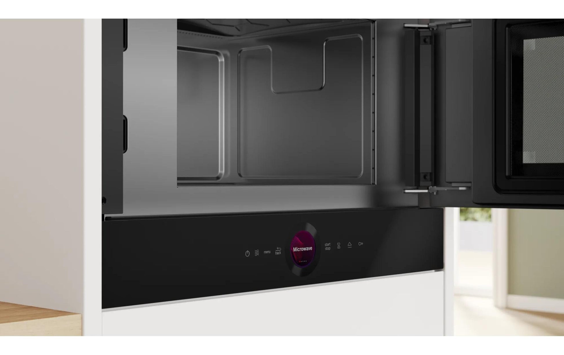 Bosch Einbau-Mikrowelle BFR7221B1 – 21 l, 900 W – schwarz