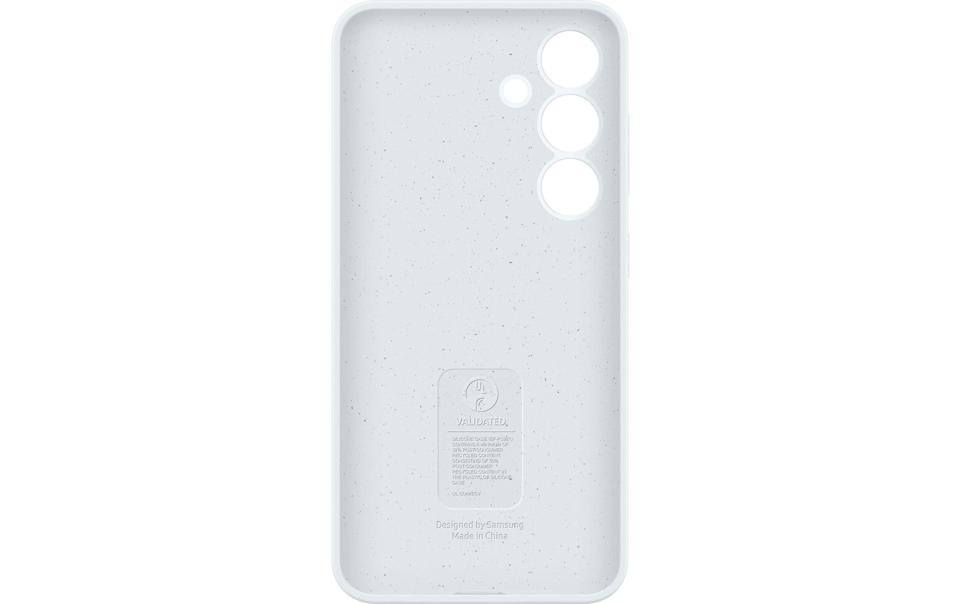 Samsung Backcover – für Samsung Galaxy S24, Silikon, Weiss, kratzresistent