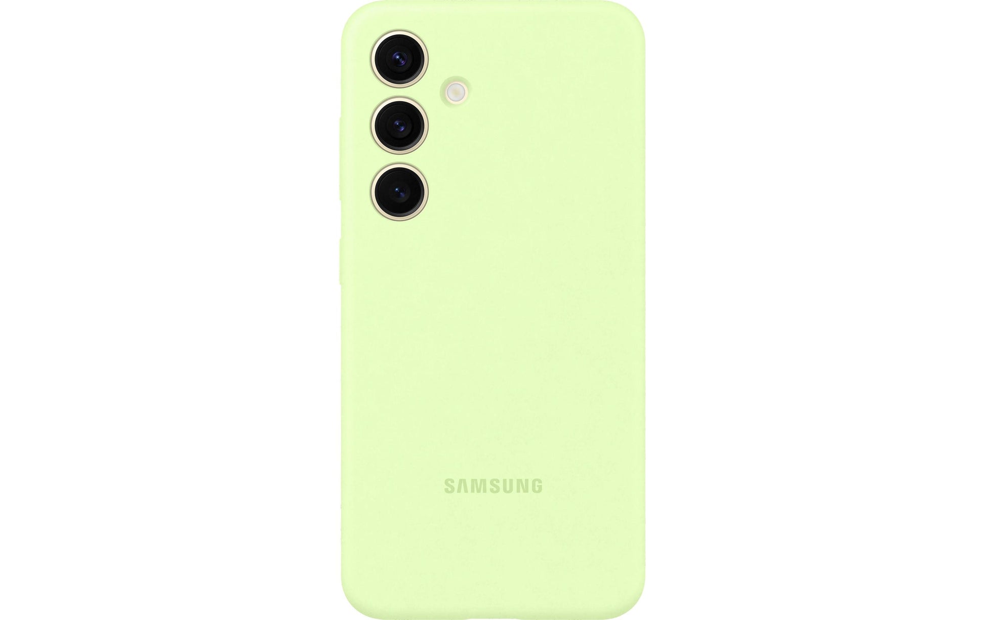 Samsung Backcover – für Samsung Galaxy S24 – grün – Silikon, stossgeschützt, kratzresistent