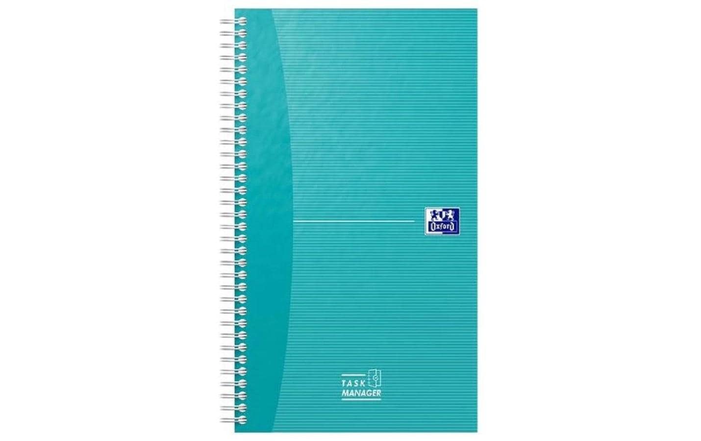 Elba Oxford Notizblock – 141 × 246 mm – 5 mm liniert – 115 Blatt – Spiralbindung, grün