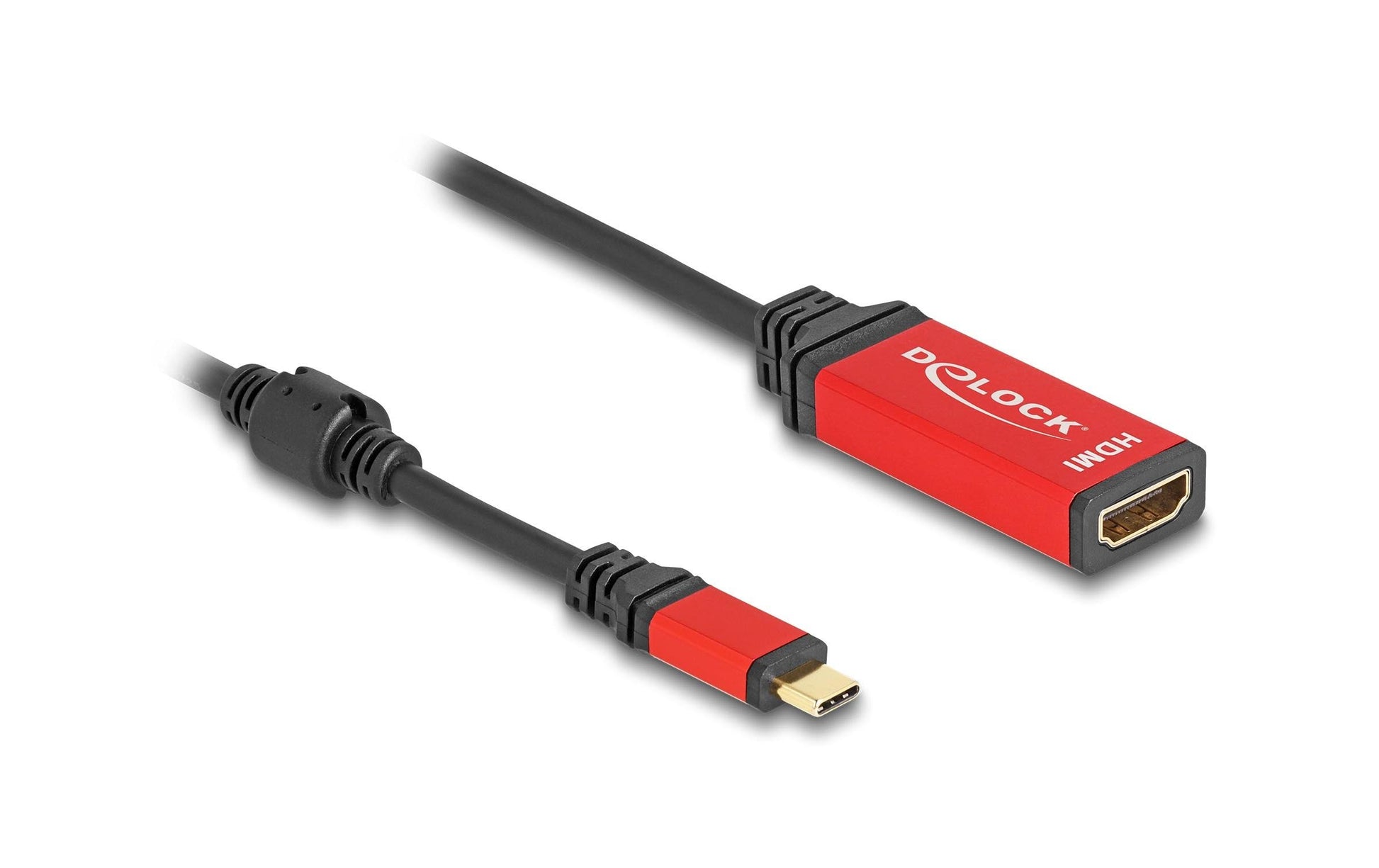 DeLOCK USB-C zu HDMI Adapter – 8K (7680 × 4320) @ 60 Hz, DisplayPort 1.4 (DP Alt Mode), 0,2 m, HDR10