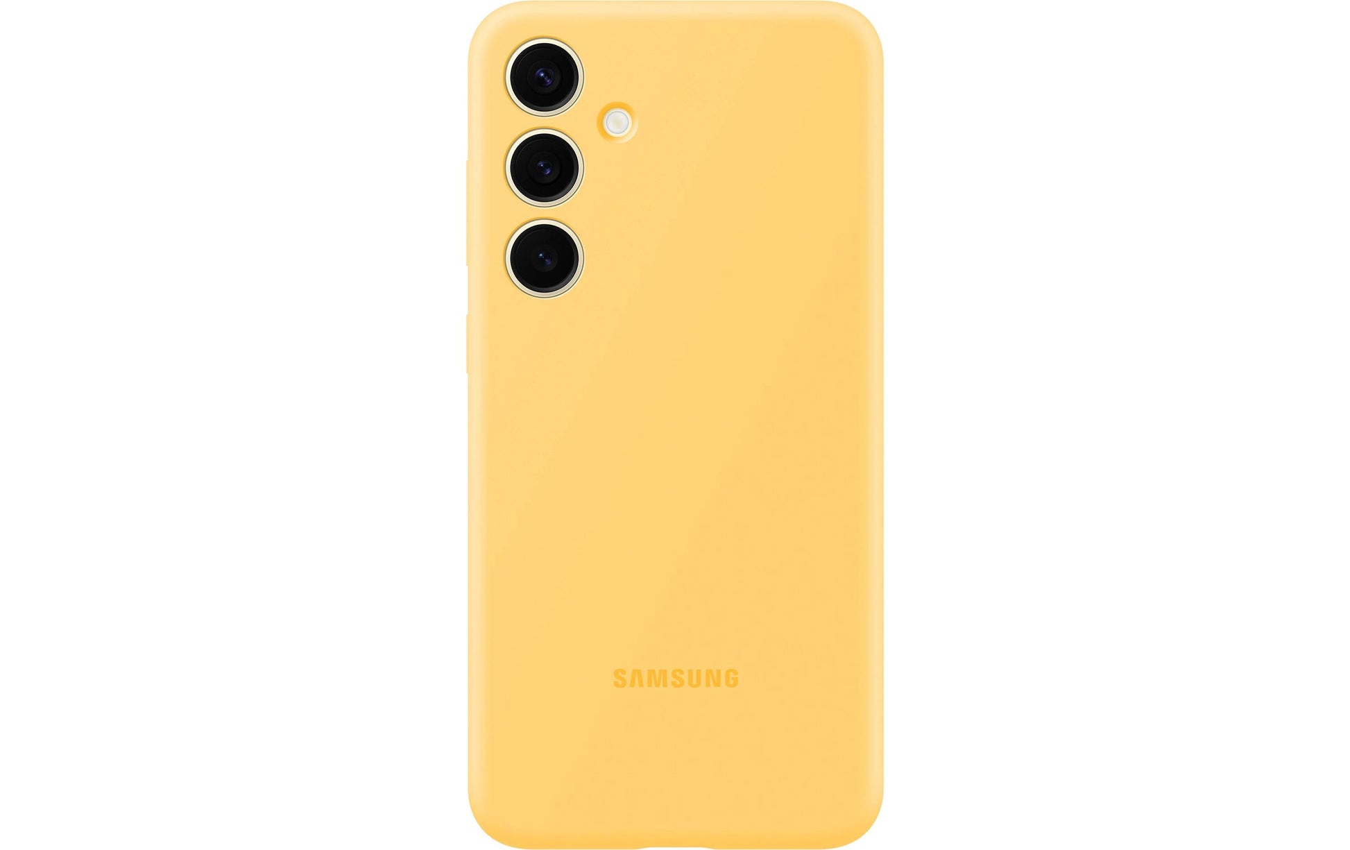 Samsung Backcover – für Galaxy S24+ – gelb – Silikon