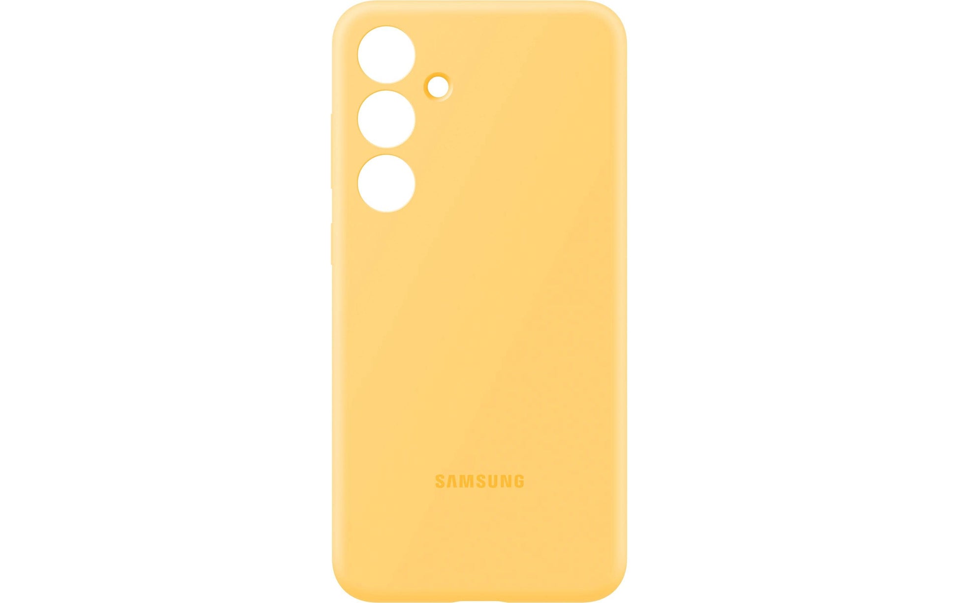 Samsung Backcover – für Galaxy S24+ – gelb – Silikon