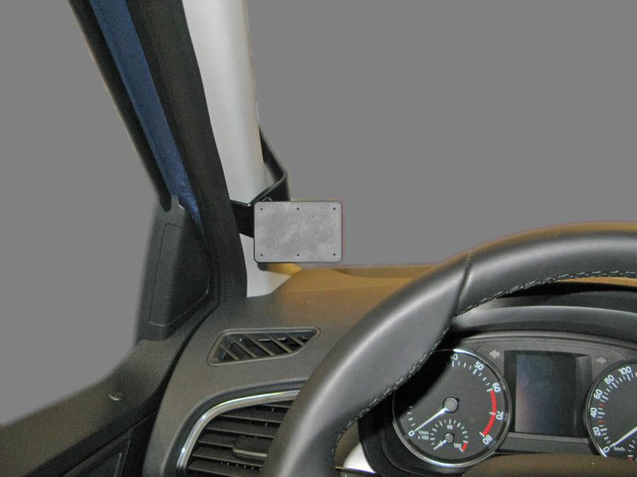 Brodit Auto-Halterung, links – für Skoda Fabia 2015–2017 – Schwarz, ABS-Kunststoff