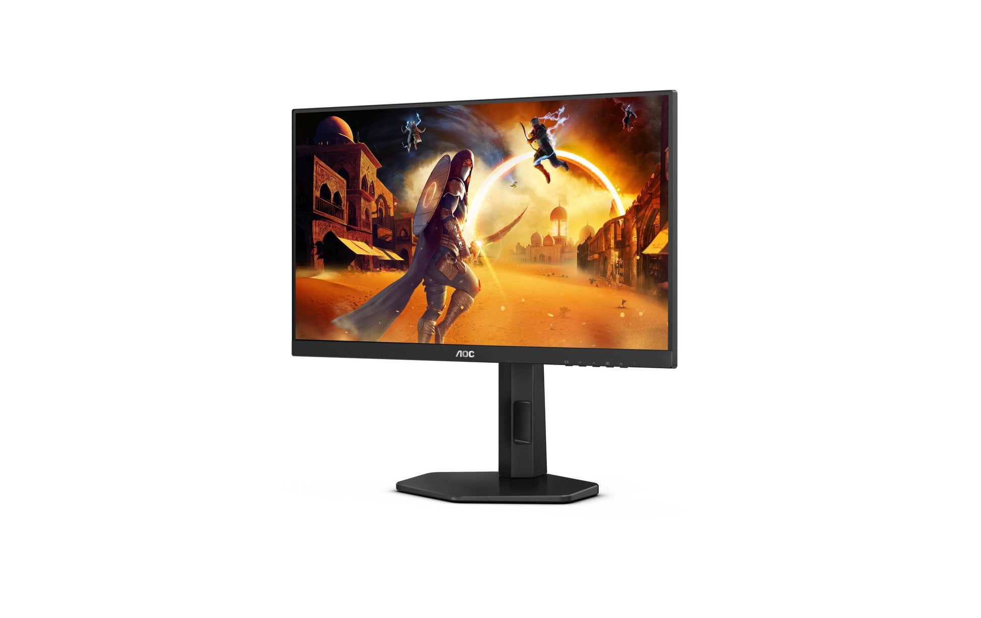AOC 27G4X – Monitor, 27", 1920 × 1080 (Full HD), Fast IPS, 180 Hz, 300 cd/m², G-SYNC, VESA 100 × 100, Schwarz