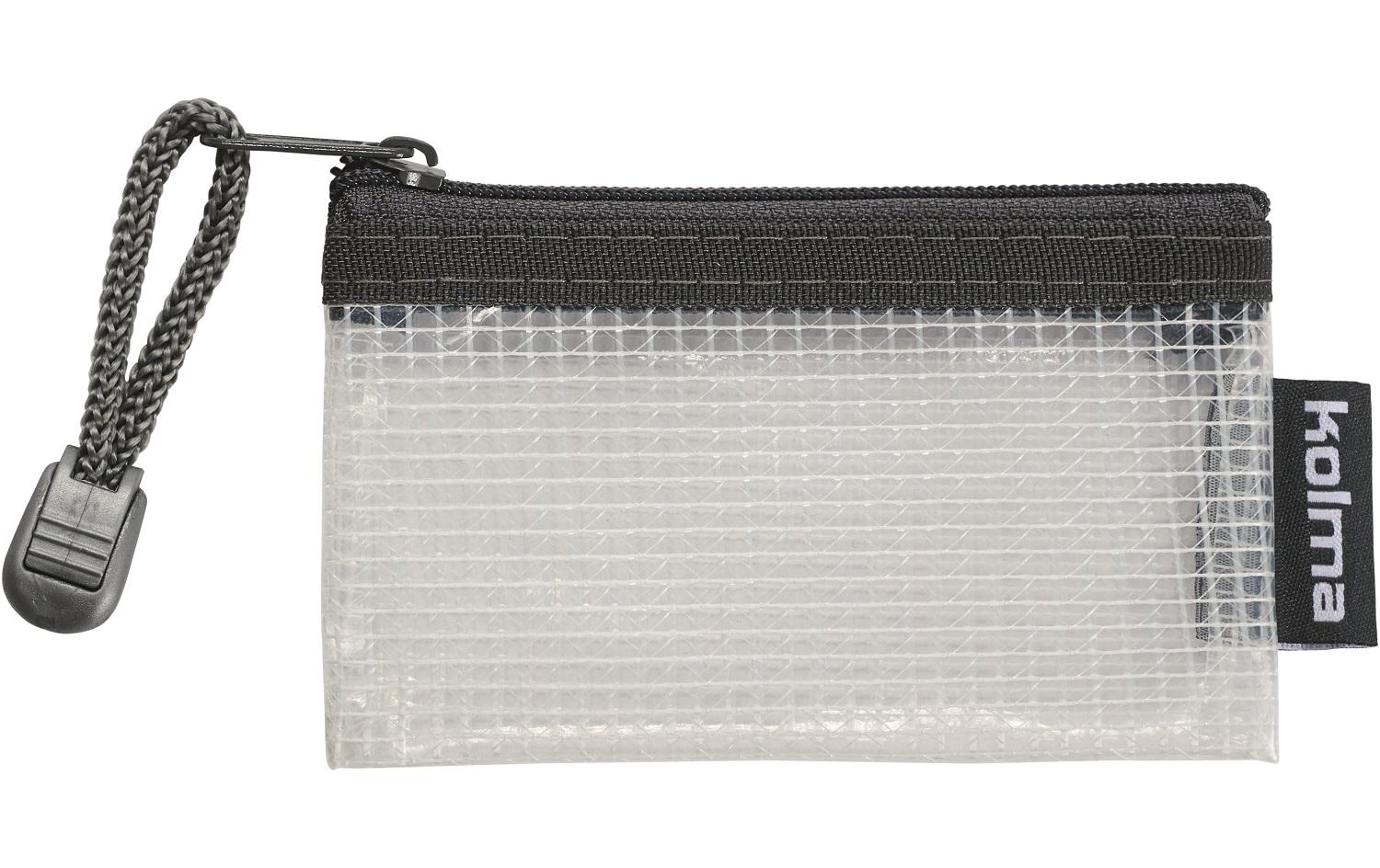 Kolma Reissverschlusstasche Etui – Anthrazit – Kunststoff – 10,5 × 6,5 × 0,4 cm
