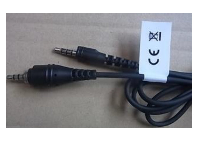 Zebra 3,5-mm-Klinkenkabel – Stecker zu Stecker – 1,1 m