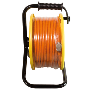 LogiLink CQ5090S Kabeltrommel – Cat6a S/FTP, 90 m, Orange, LSZH