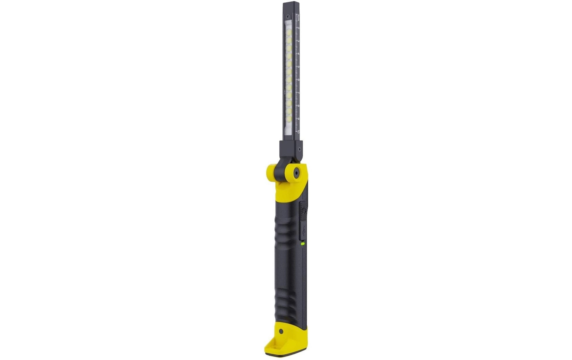 NORDRIDE Arbeitsleuchte Line Flex – 650 lm, Akku, IP65, Magnet, faltbar – Schwarz
