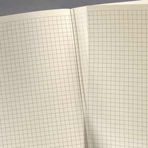 Sigel Notizbuch, 187 × 270 mm, kariert, Fadenheftung, 194 Seiten – dunkelgrau
