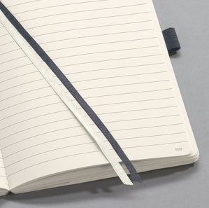 Sigel Notizbuch Conceptum, liniert, Fadenheftung, Softcover, 194 Seiten, 80 g/m² – Softwave, dunkelgrau