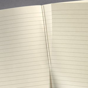 Sigel Notizbuch Conceptum, liniert, Fadenheftung, Softcover, 194 Seiten, 80 g/m² – Softwave, dunkelgrau