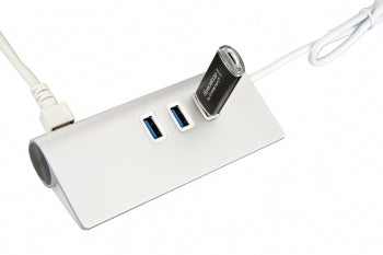 EXSYS EX-1132-N USB-Hub – USB-C, 3× USB-A, GbE, für Windows/Mac/Linux