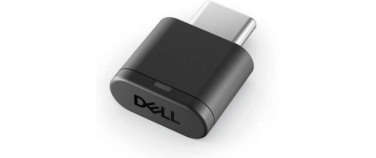 DELL HR024 – Headset-Dongle (USB-C), Schwarz, für Dell Headset WL302, WL3024
