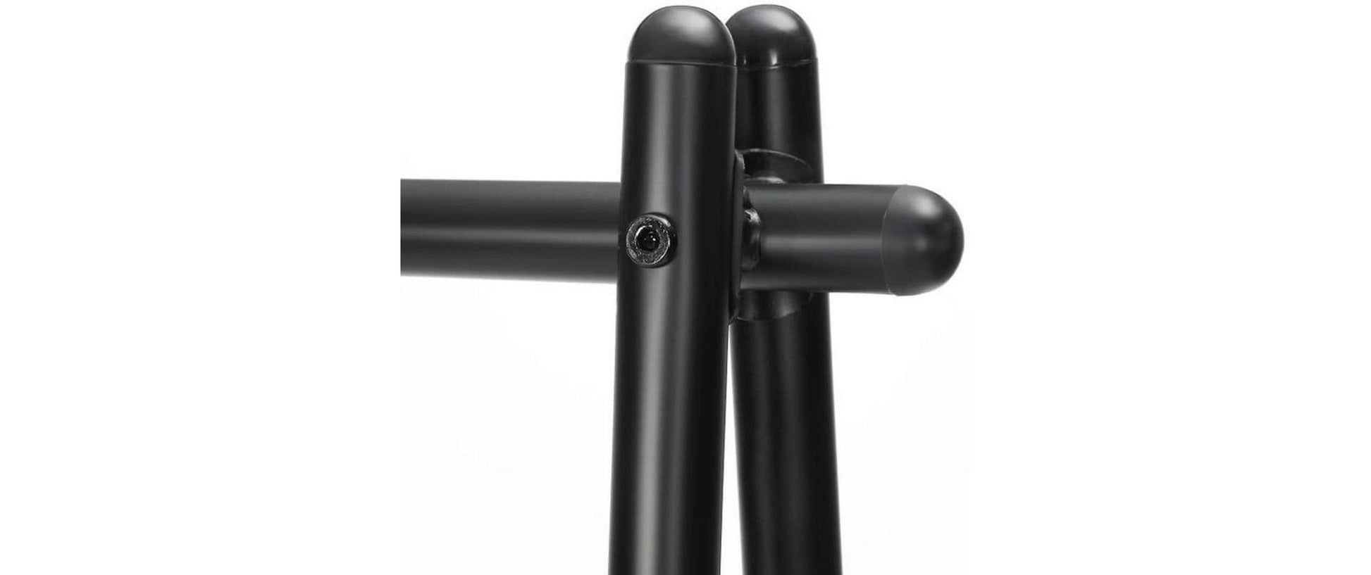 Songmics Garderobenständer – Stahl, Schwarz matt, 33,5 × 92,5 × 153 cm