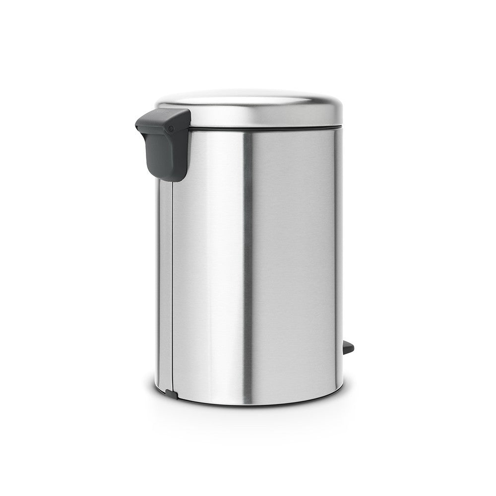 Brabantia NewIcon Papierkorb – 20 l – Edelstahl, silber matt – Ø 290 × H 467 mm