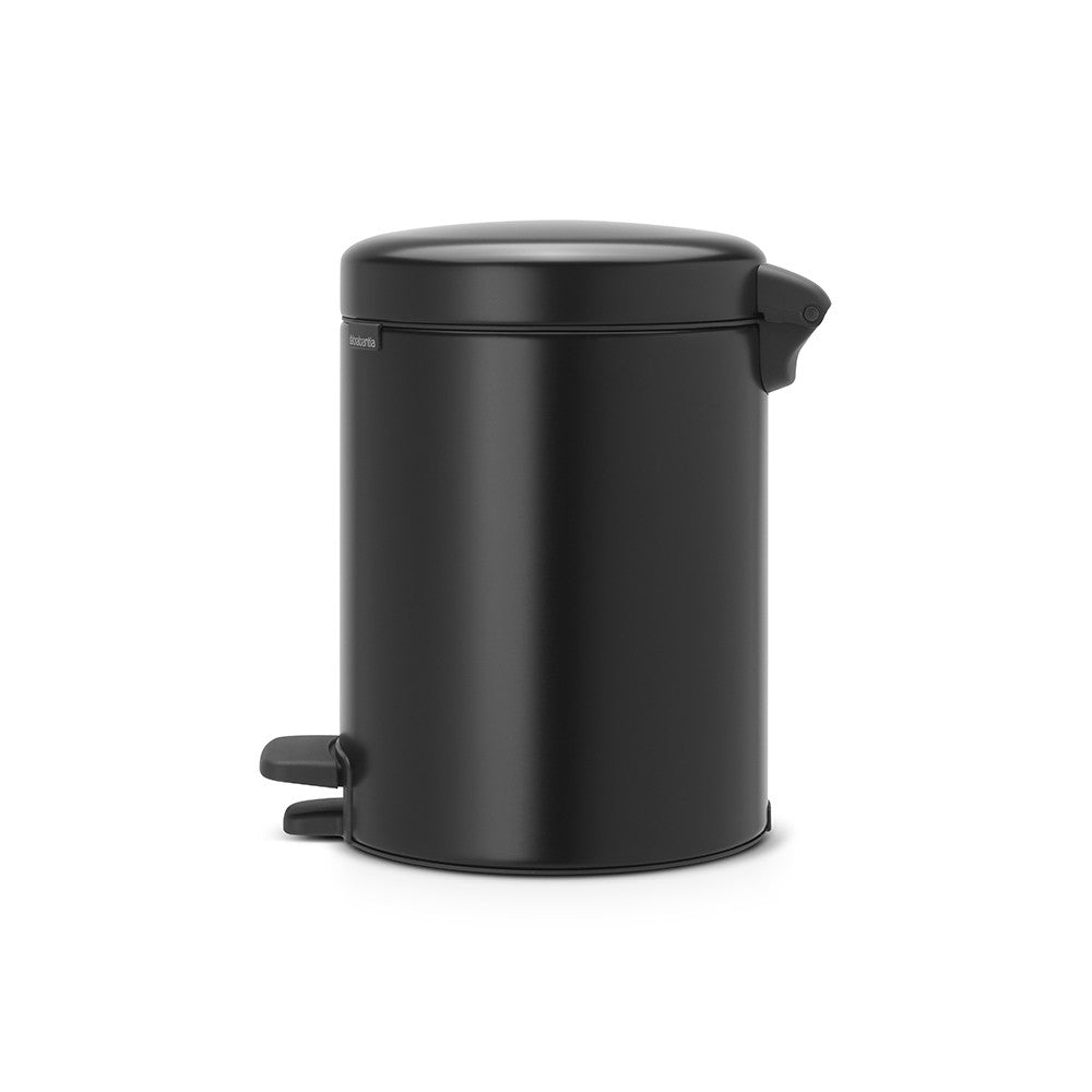 Brabantia NewIcon Papierkorb – 5 l – Edelstahl – Ø 206 × H 291 mm
