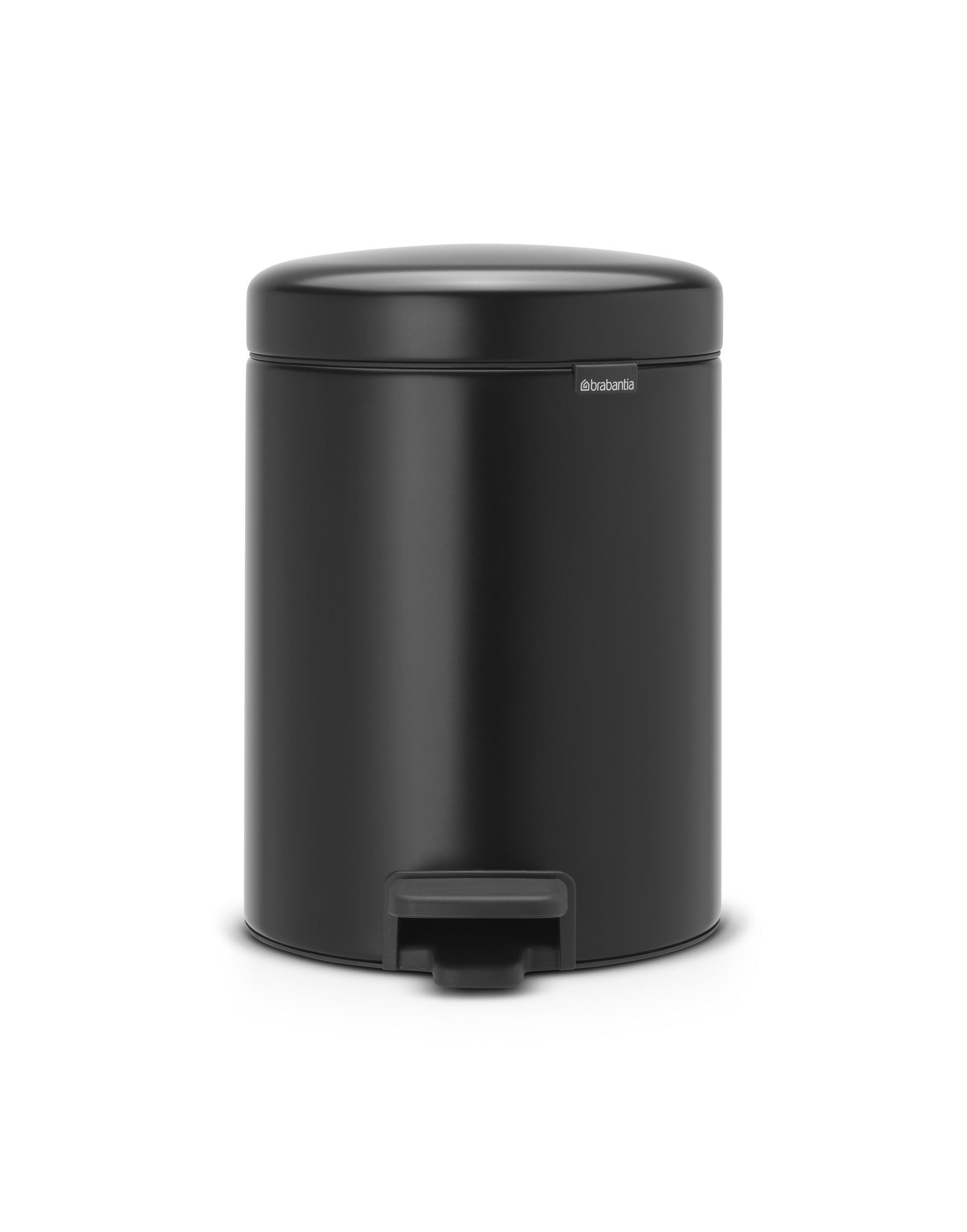 Brabantia NewIcon Papierkorb – 5 l – Edelstahl – Ø 206 × H 291 mm