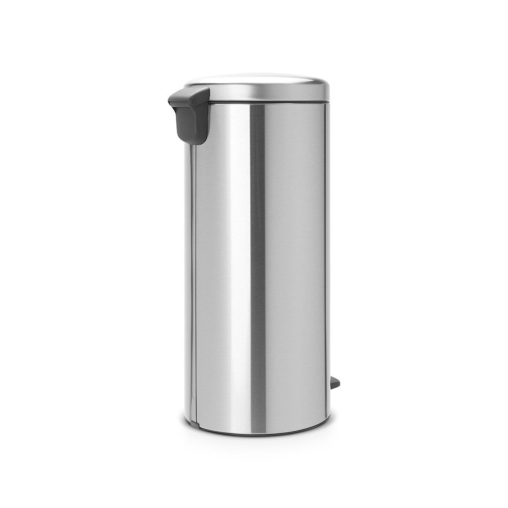 Brabantia NewIcon Treteimer – 30 l – Edelstahl, rund – Soft-Close, Anti-Rutsch-Basis