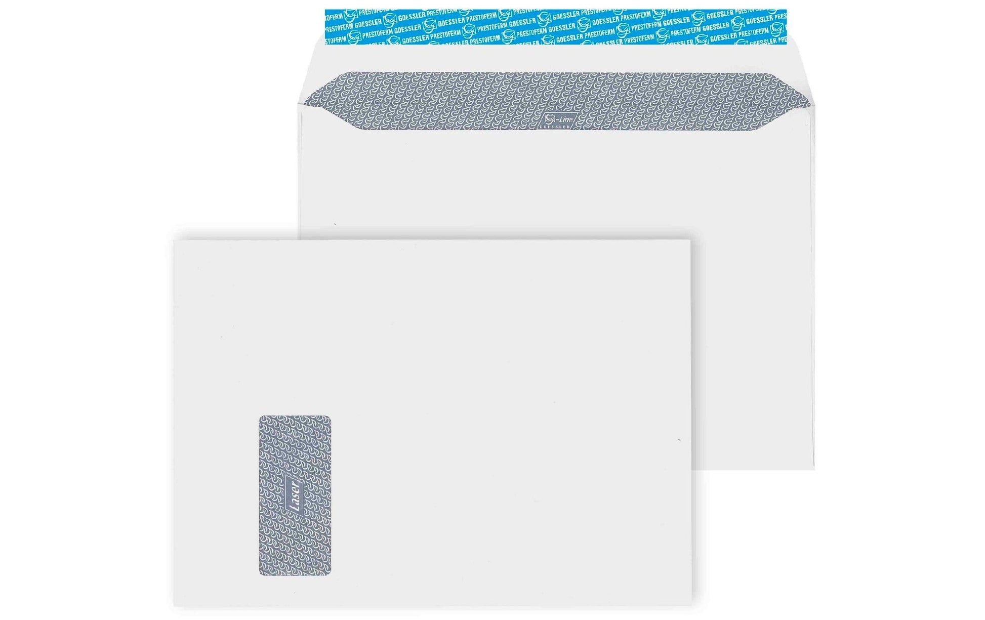 Goessler Couvert C4, mit Fenster, selbstklebend, weiss, 120 g/m² – 250 Stk.