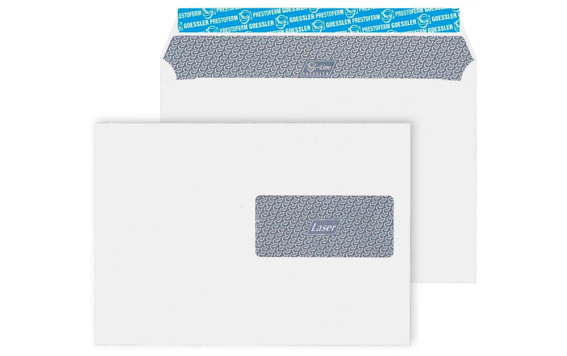 Goessler Briefumschlag C5, Fenster rechts, Selbstklebend, Weiss, 100 g/m² – 500 Stk.