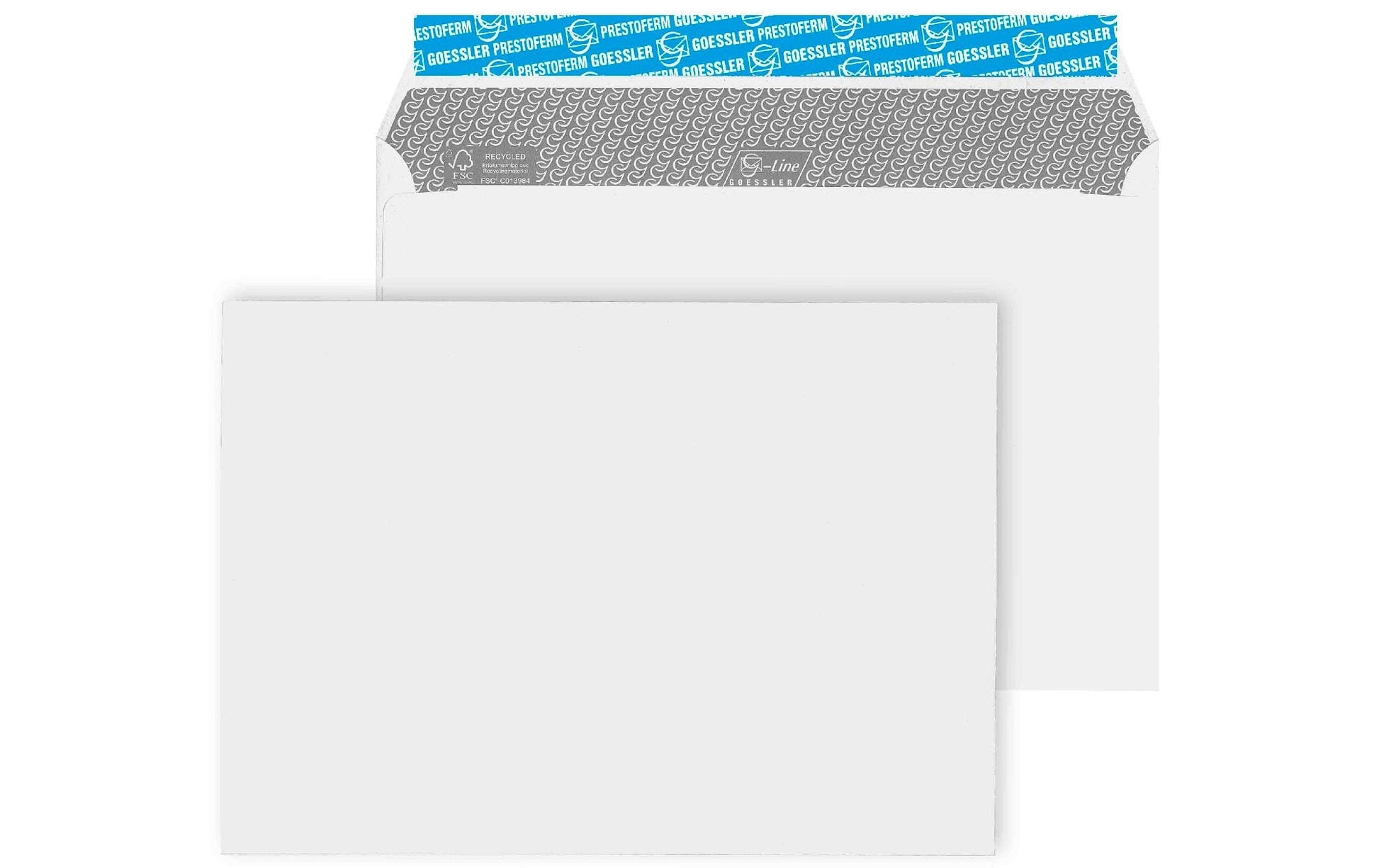 Goessler Couvert C5, ohne Fenster, selbstklebend, weiss, 100 g/m² – 500 Stk.