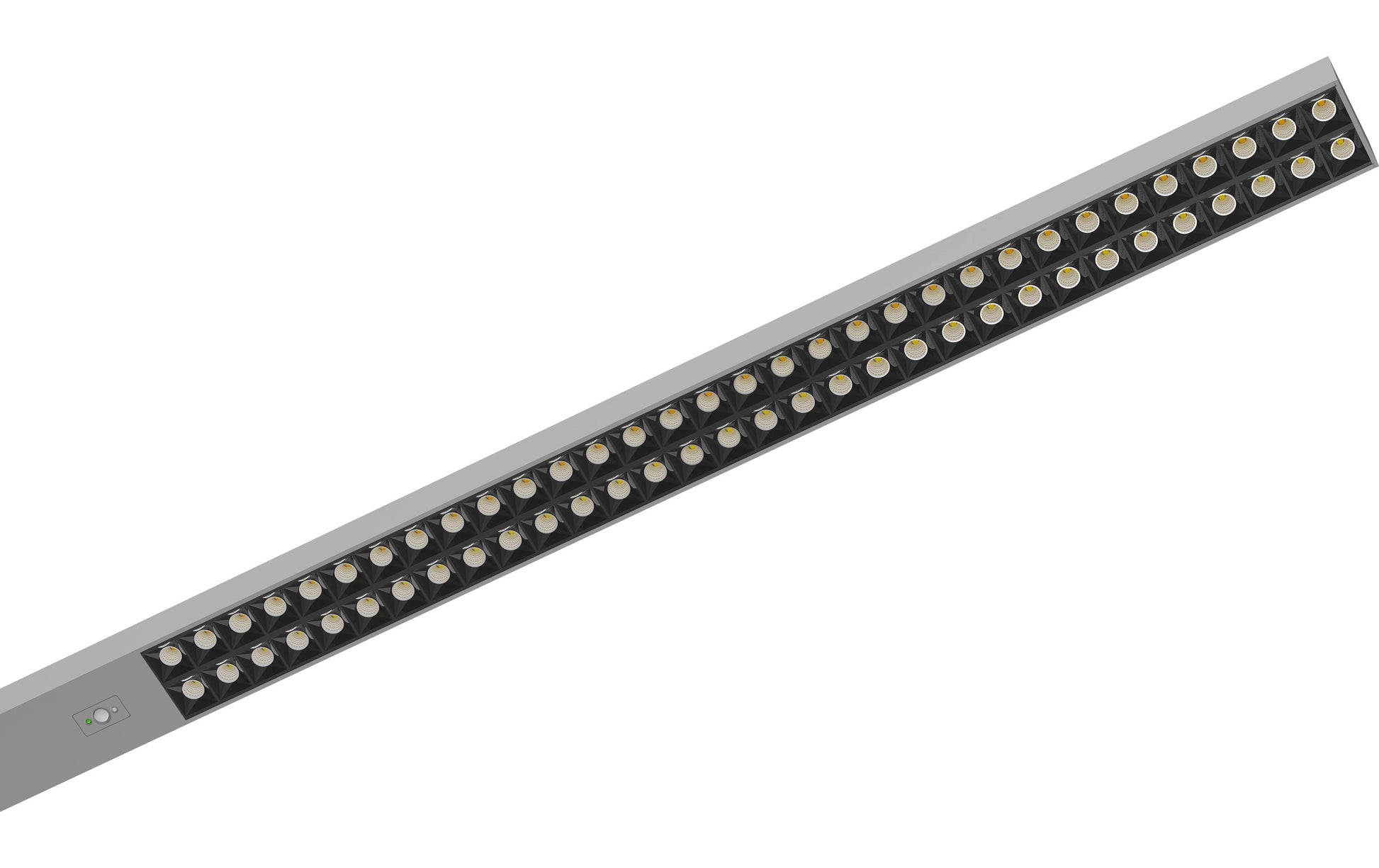 Hybriqs Stehleuchte Hybrid Light Four HCL – 202,8 cm, 13'500 lm, 100 W, 2700–5000 K, dimmbar, silber, Touch