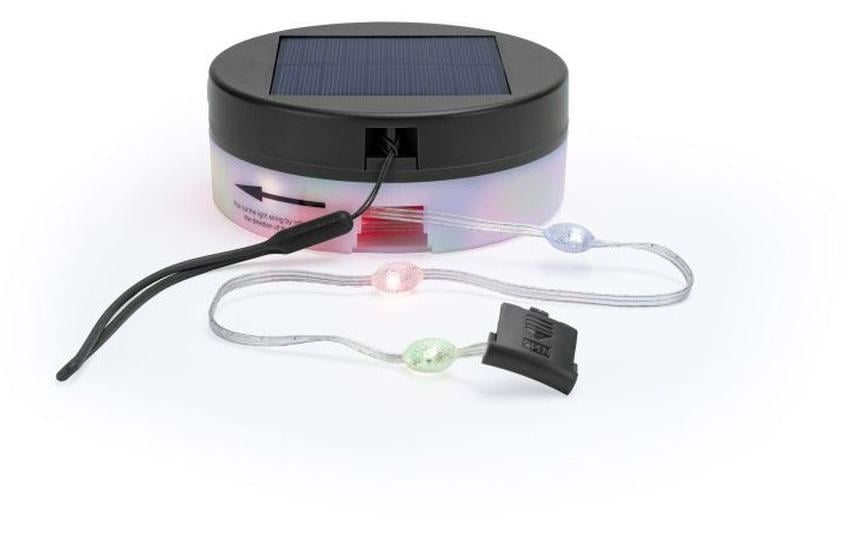 STT Lichterkette Motion Light – 5 m – Mehrfarbig – Akku & Solar – Starterset – Grün – Kunststoff