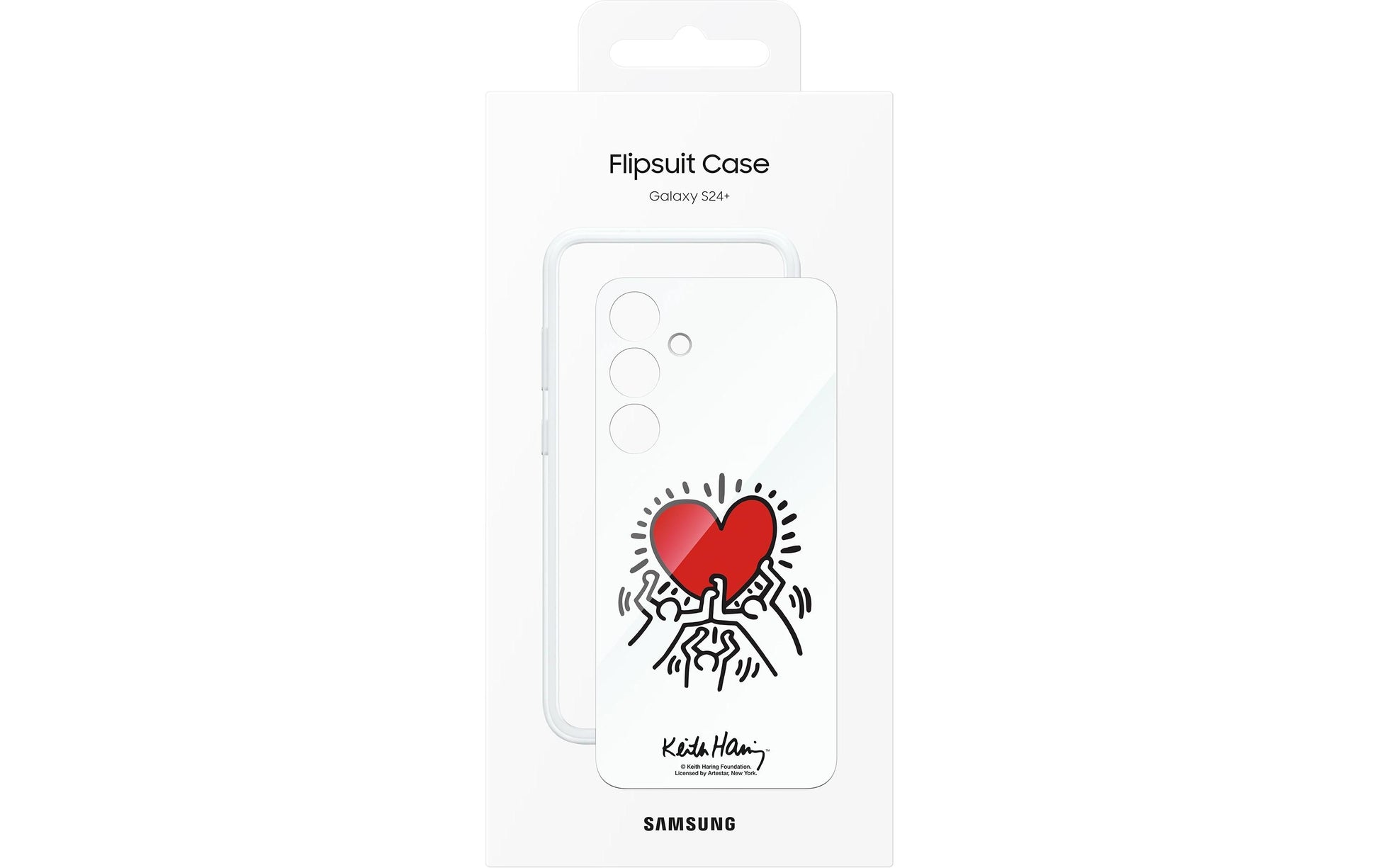 Samsung Backcover – für Samsung Galaxy S24+ – rot/transparent – TPU
