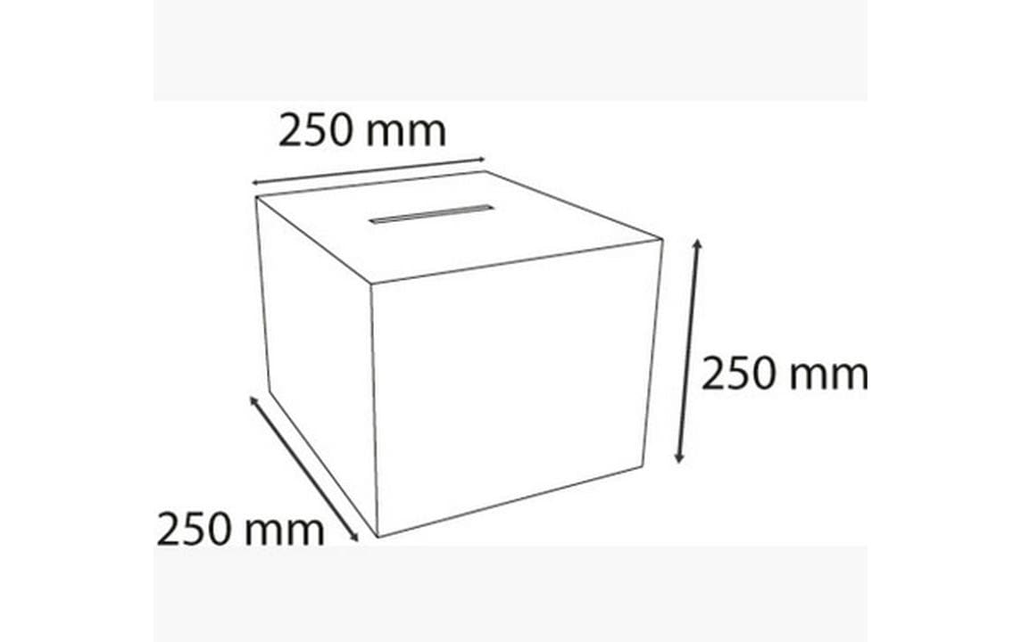 Exacompta Spardose – Transparent – Polymethylmethacrylat