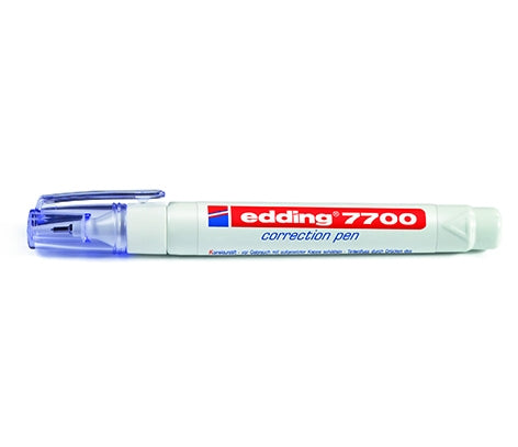 Edding Korrekturstift 7700 – weiss – rund – 8 ml