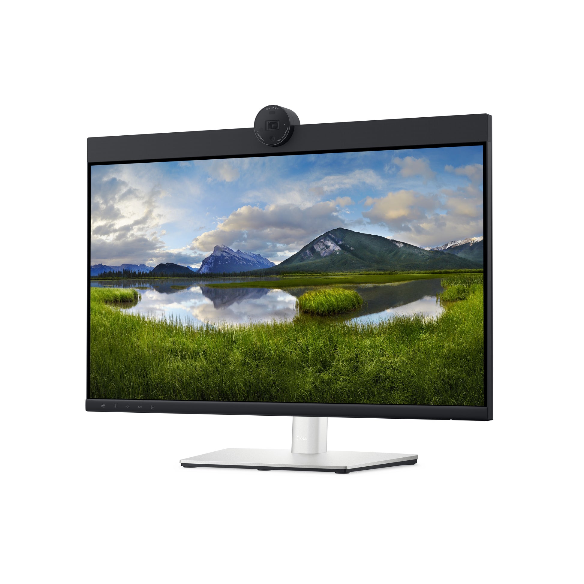 DELL P2424HEB – Monitor, 23,8", 250 cd/m², Webcam, USB-C, Integrierte Lautsprecher, VESA 100 × 100, Schwarz
