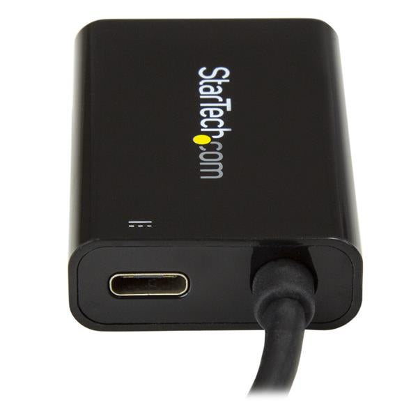 StarTech.com USB-C zu HDMI Adapter – 4K (3840 × 2160) @ 60 Hz, HDMI 2.0, PD 60 W, 0,1 m – Schwarz