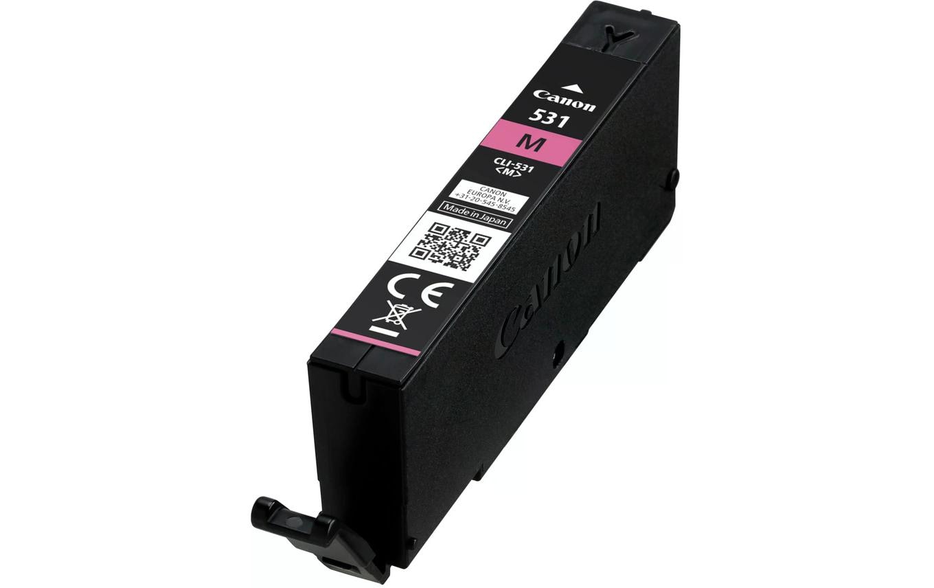 Canon Tintenpatrone CLI-531, Magenta, 8,2 ml – für Tintenstrahldrucker/Multifunktionsgeräte