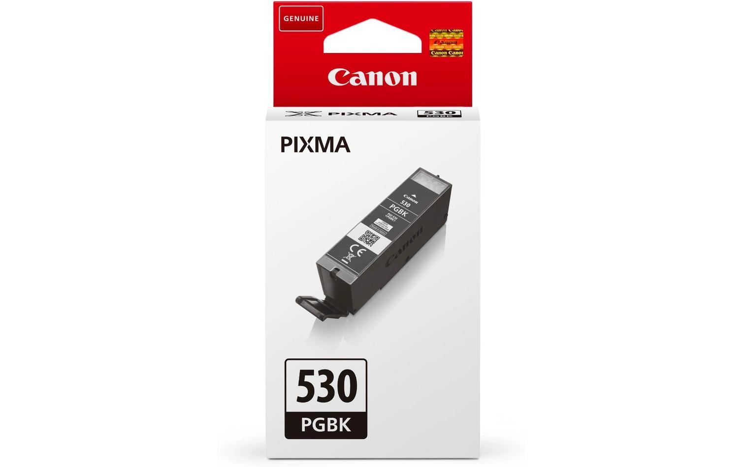 Canon Tintenpatrone PGI-530 PGBK, schwarz, 18,5 ml, original – für Tintenstrahldrucker und Multifunktionsgeräte
