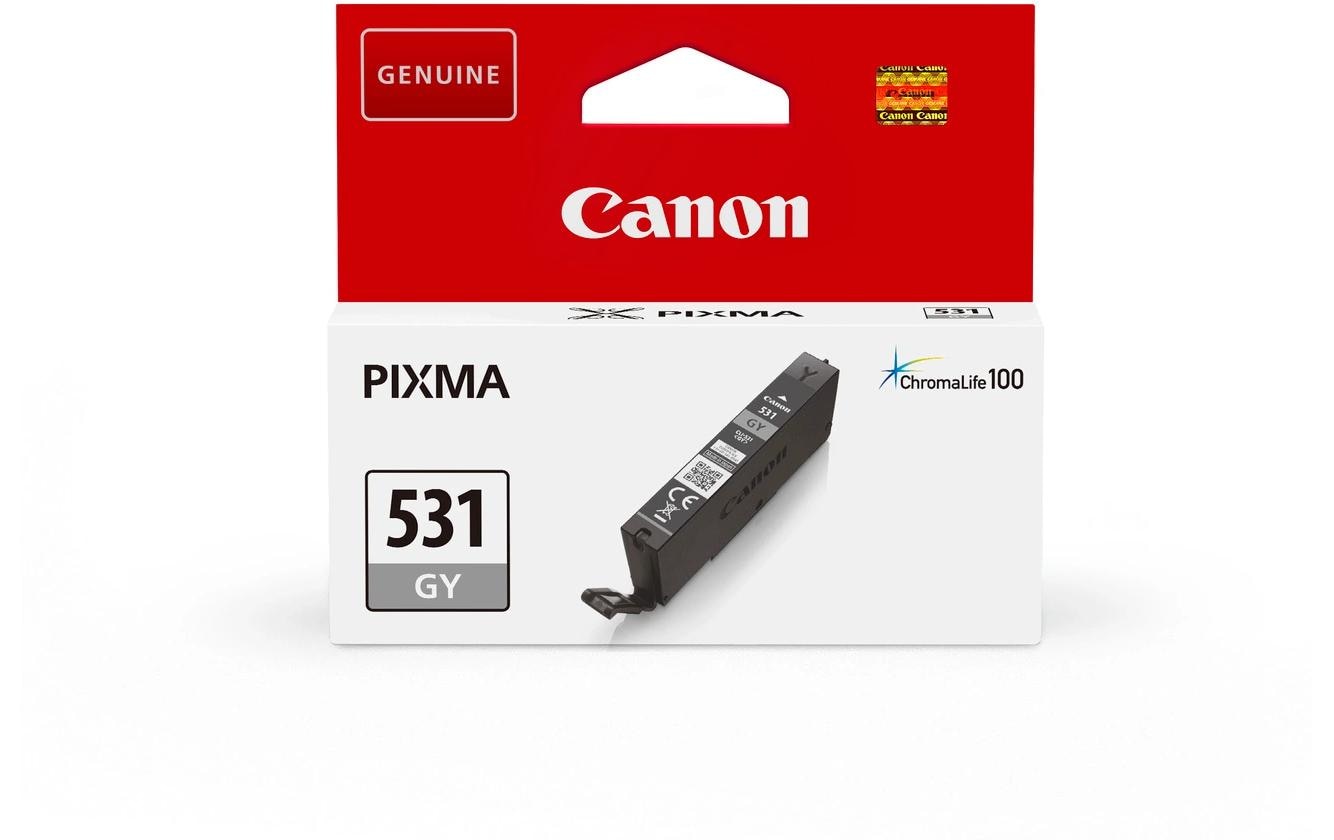 Canon Tintenpatrone CLI-531, Grau, 8,2 ml – für Tintenstrahldrucker und Multifunktionsgeräte